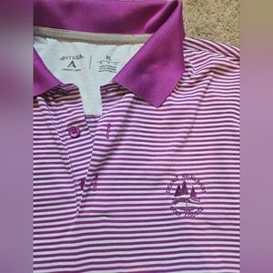 Antigua Magenta/Hot Pink Golf Polo Dennis Highlands CC Cape Cod Mens XL